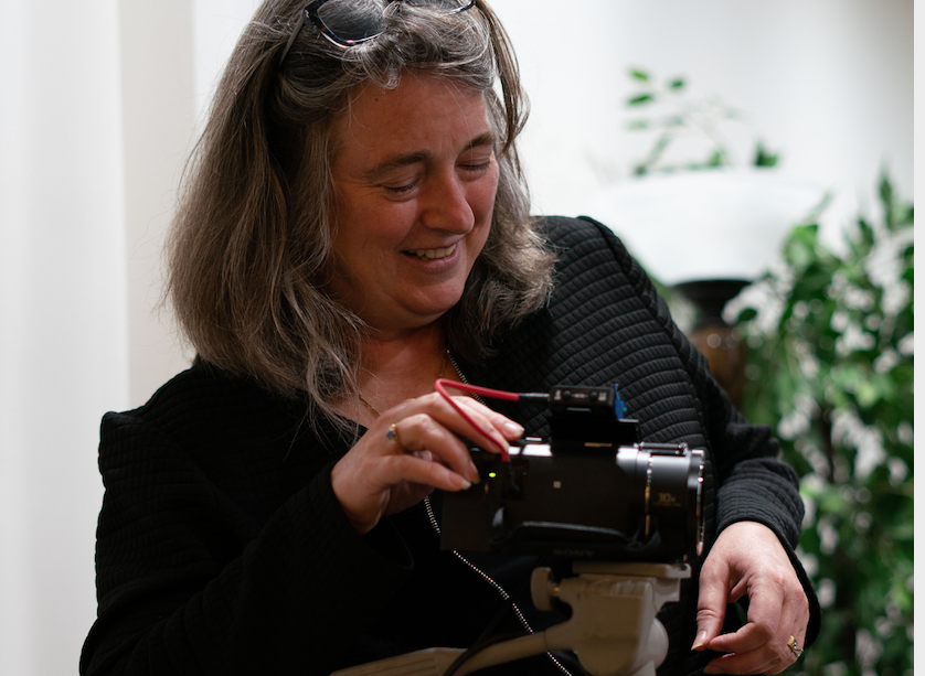 Maureen behind Camera - Camden Losh photo cropped